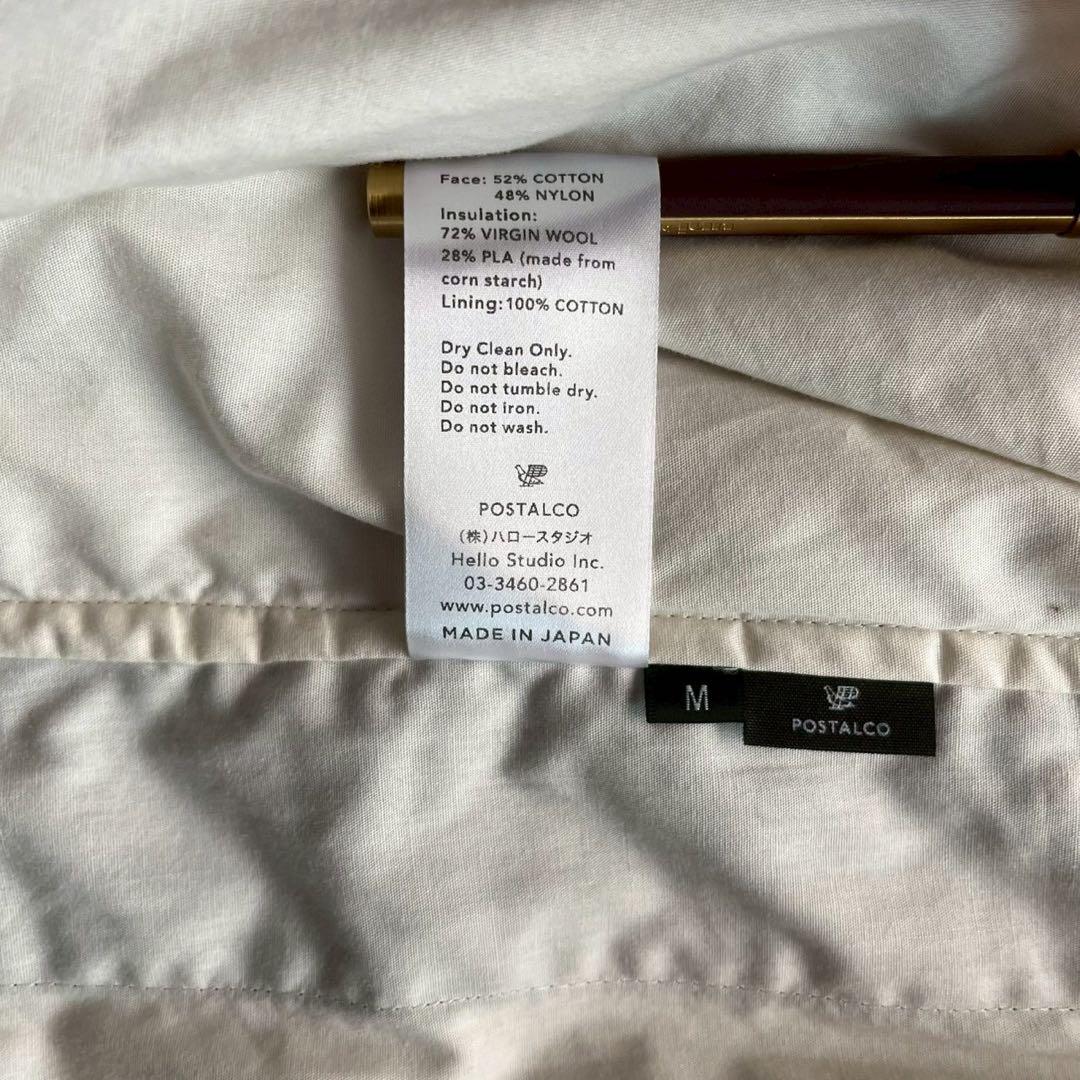 廃盤サイズ　ポスタルコ　フリーアームボタンジャケット　リップルファブリ　M