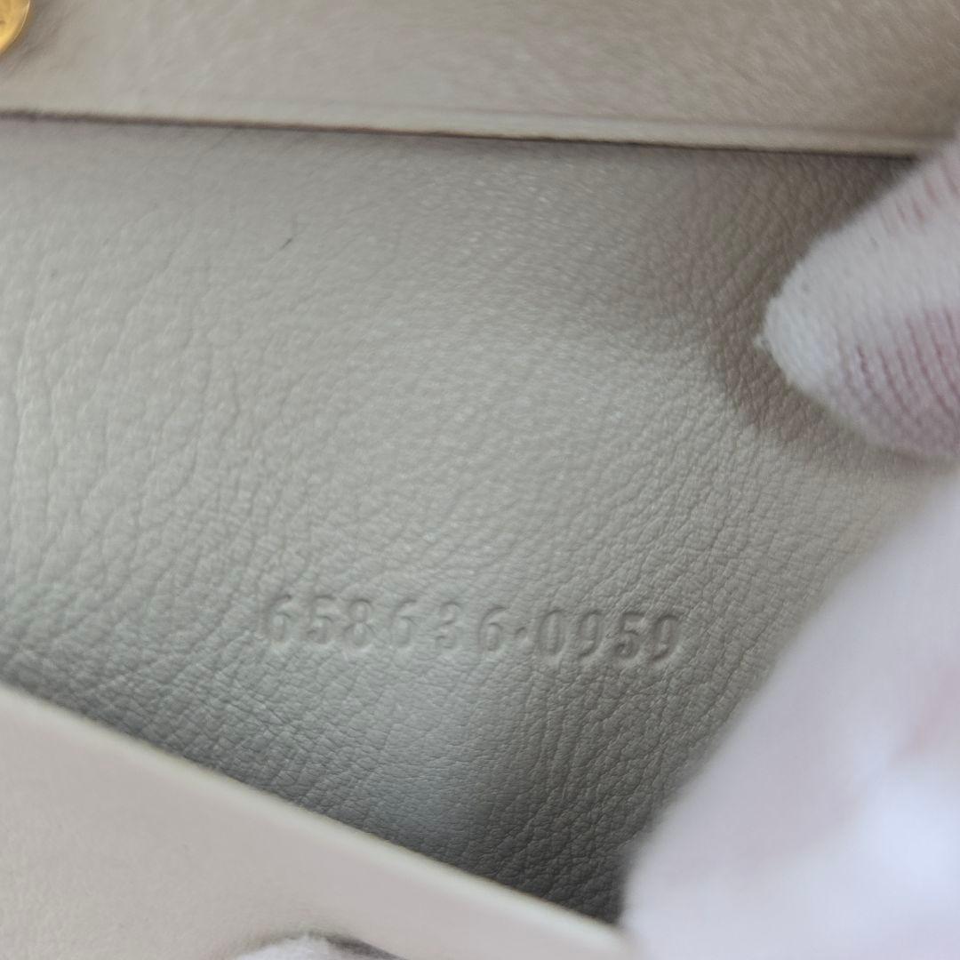 【極美品】 GUCCI グッチ キーケース 6連 GG マーモント バンブー