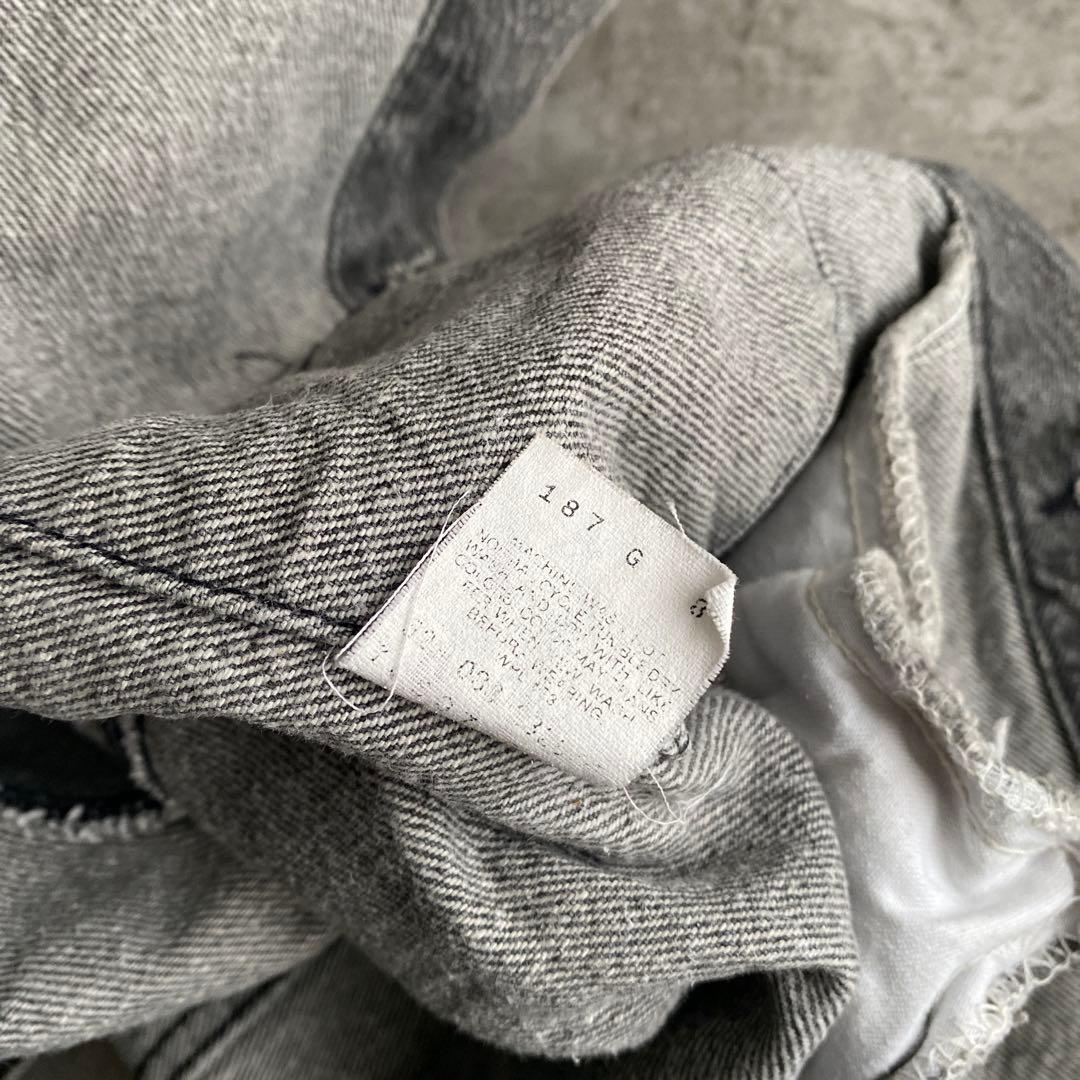 80s Levis 70507 アシッド ウォッシュ ブラック USA製 L