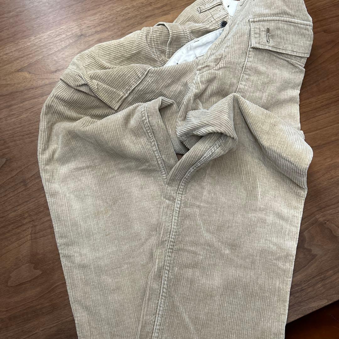 JOHNBULLジョンブル 太畝コーデュロイ モンキーパンツP-44カーゴパンツ