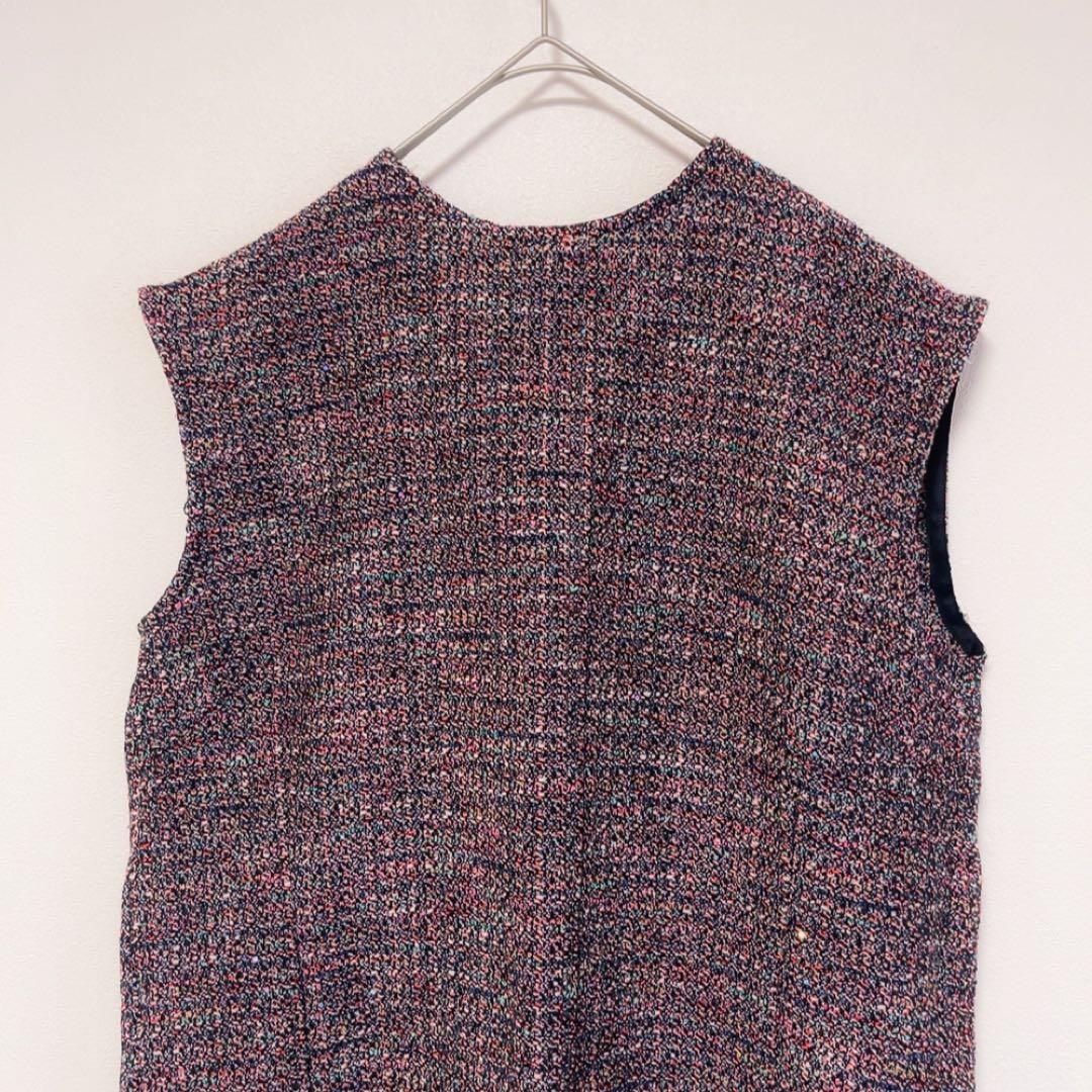 現行品 WISELIKE Amelia 2wayツイードジレ フリーサイズ