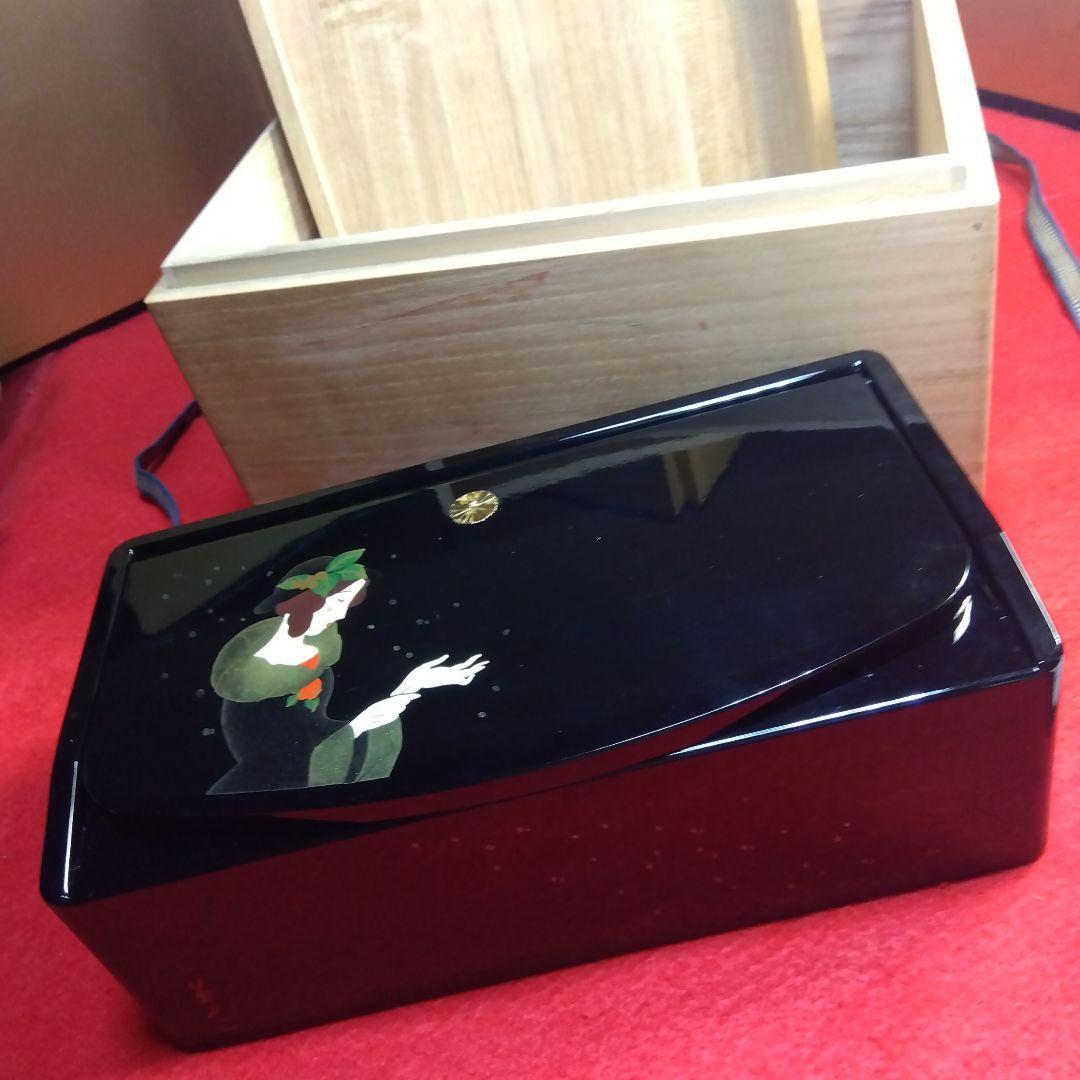 夢二と桐箱小物入れ　　ダビンチQ