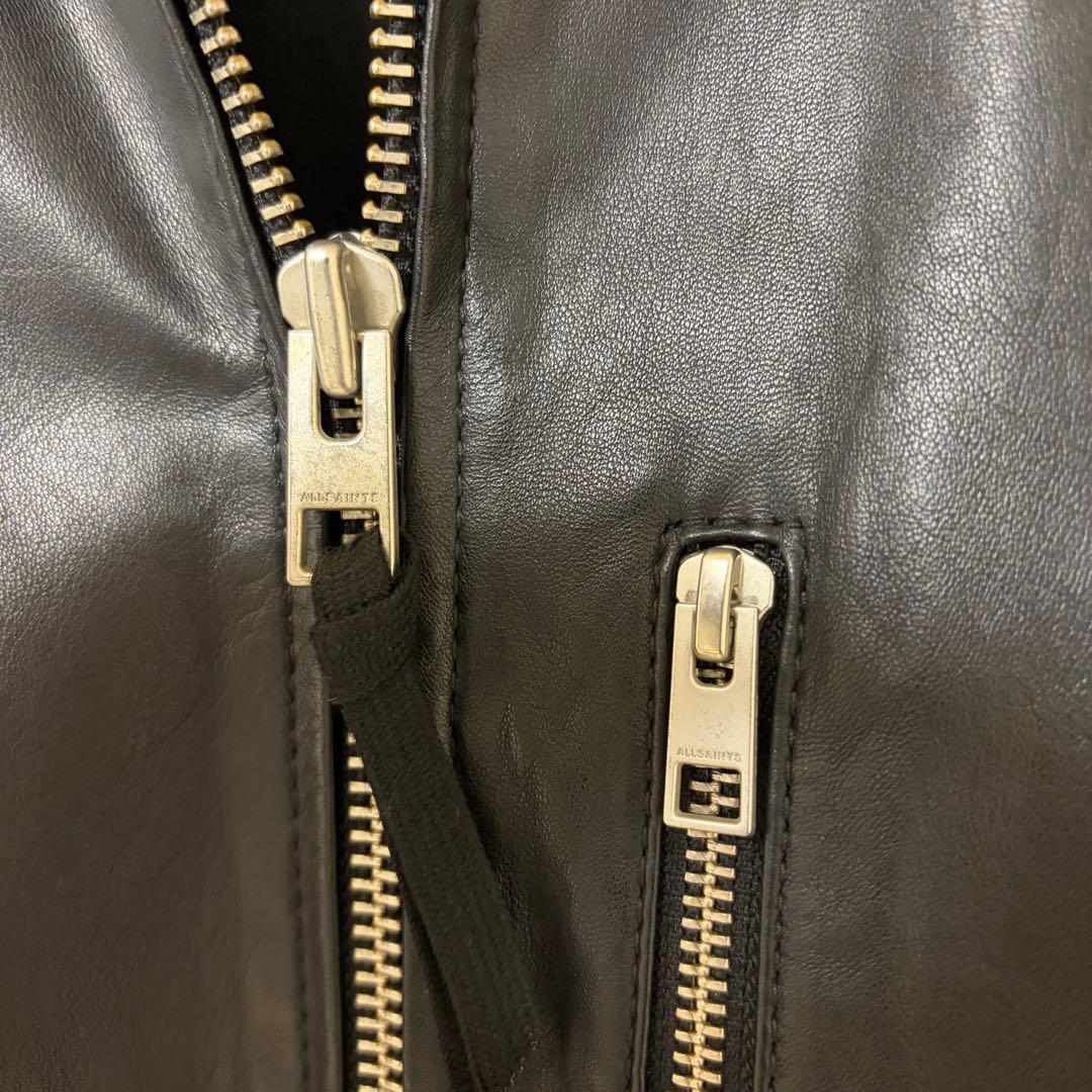 ALLSAINTS UTILITY LTHR BOMBER牛革（Black）