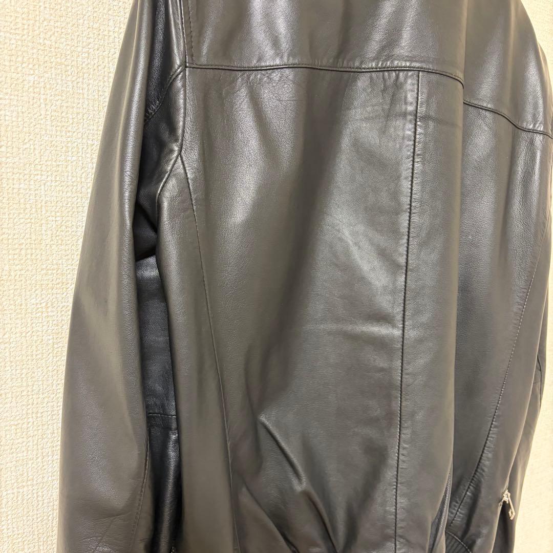ALLSAINTS UTILITY LTHR BOMBER牛革（Black）