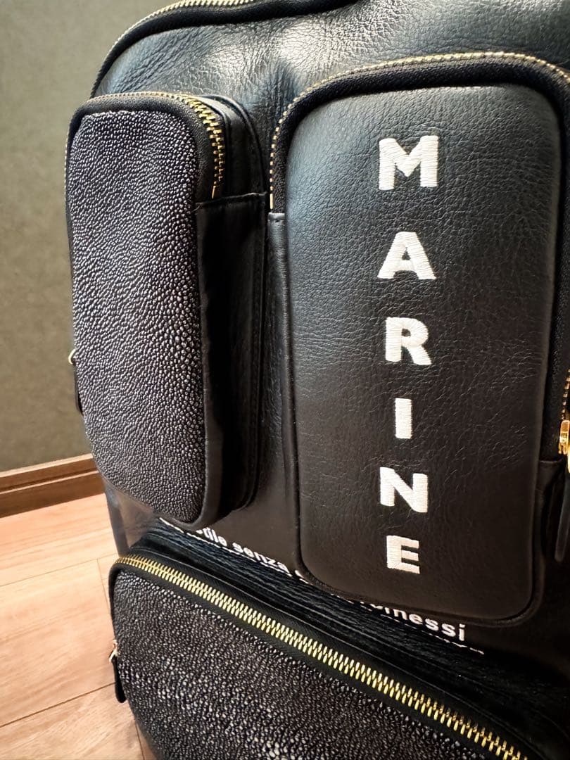 muta MARINE 希少 ガルーシャポケットレザーバックパック