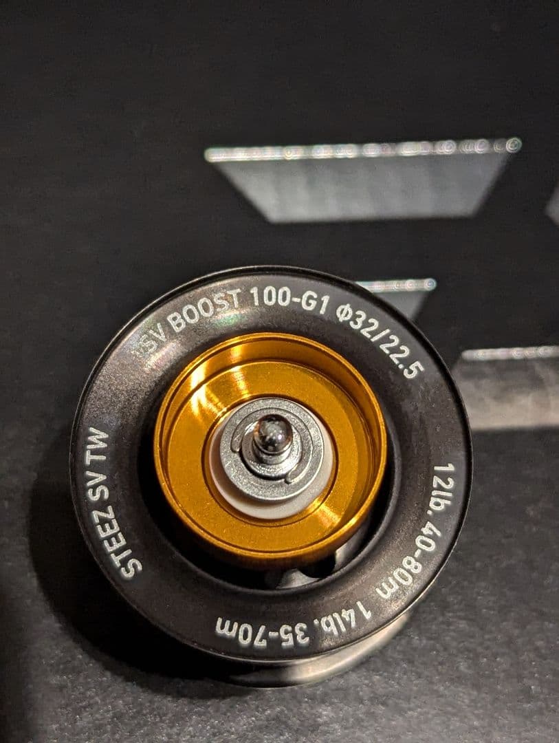 美品　DAIWA 24STEEZ SV TW ゴールドワークスベアリング