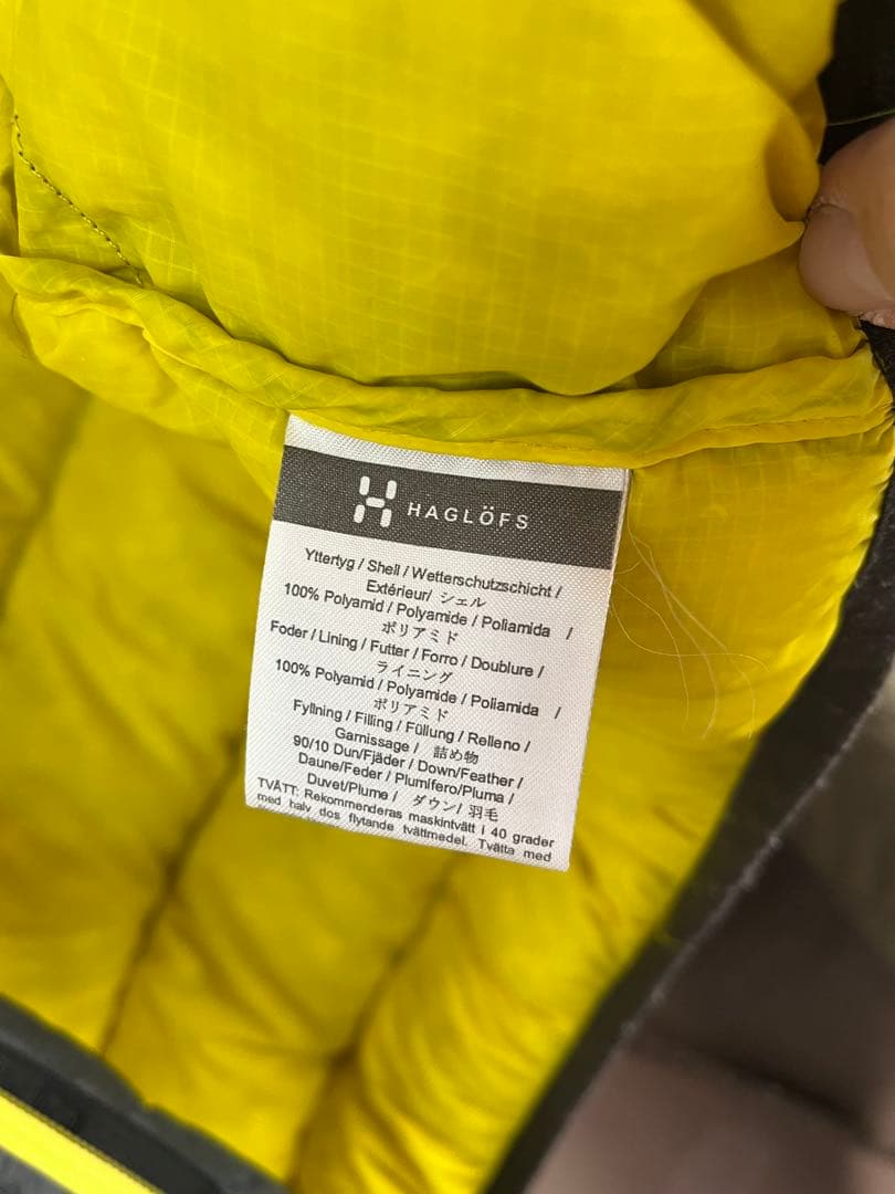 ホグロフス L.I.M ダウンベスト パタゴニア モンベル ノースフェイス