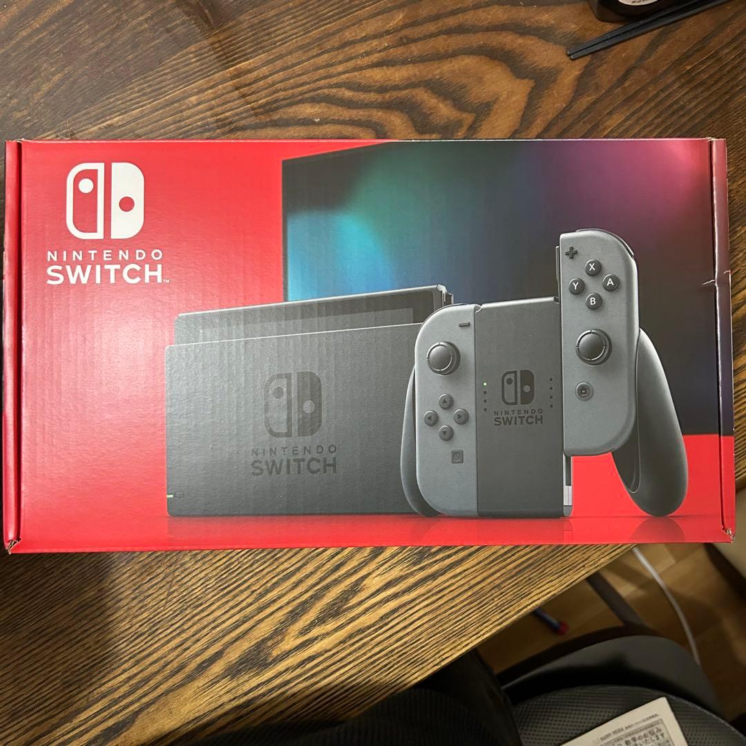 美品　Nintendo Switch 本体　付属品完備　使用少バッテリー強化版