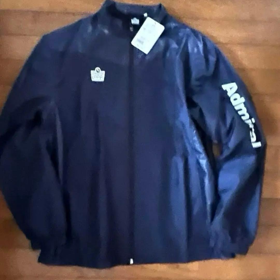 お値下げ‼️Admiral テニス　ネイビー ジップアップジャケットXL