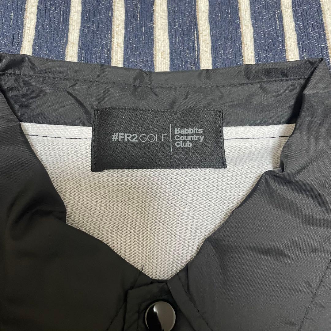 美品　FR2GOLF コーチジャケット Lサイズ ロゴデザイン　ゴルフウェア
