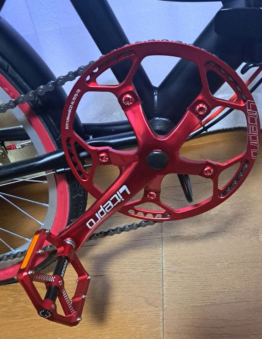 折りたたみ自転車　20インチ　フルカスタム特別仕様