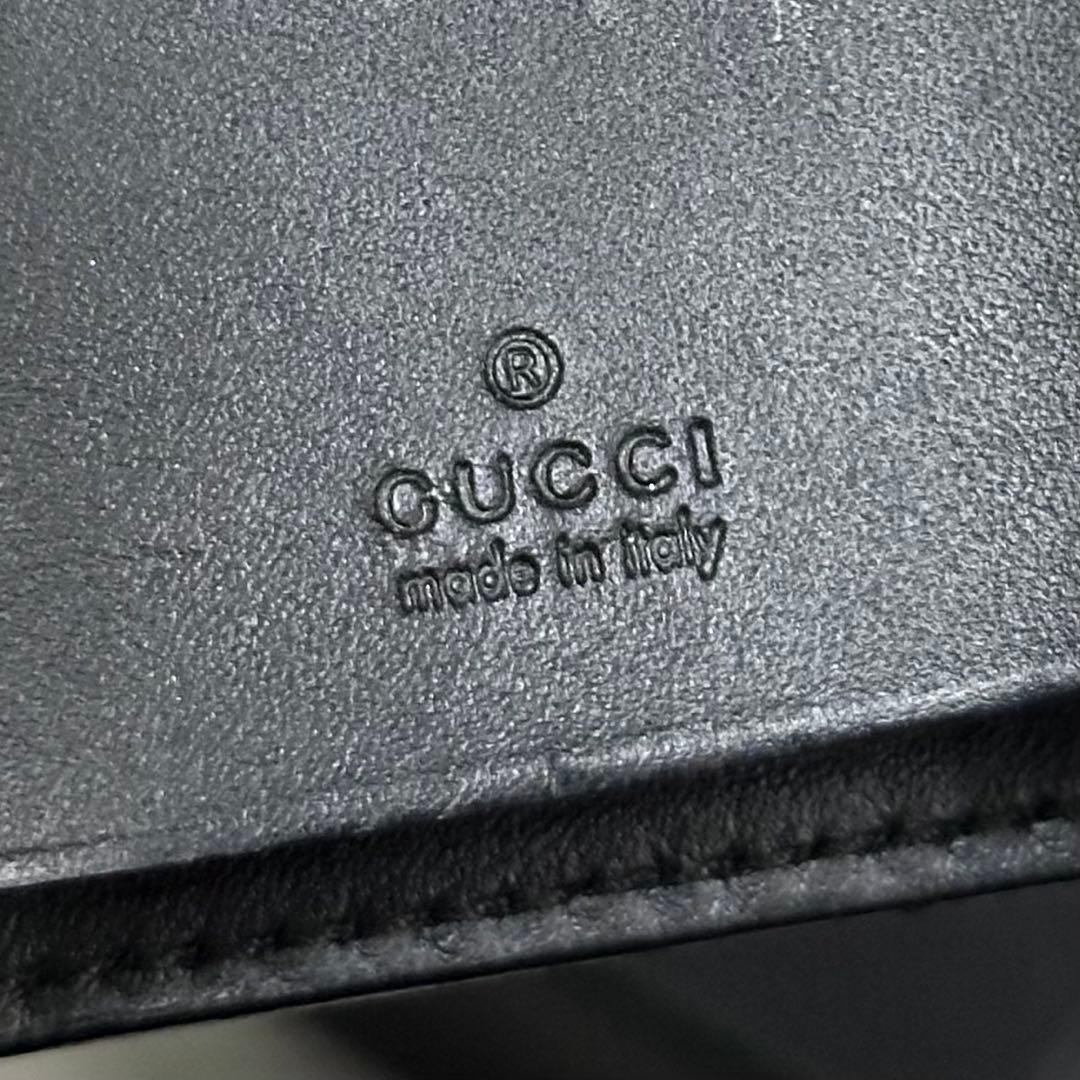 GUCCI グッチ　キーケース　６連　インターロッキング　グッチシマ　GG