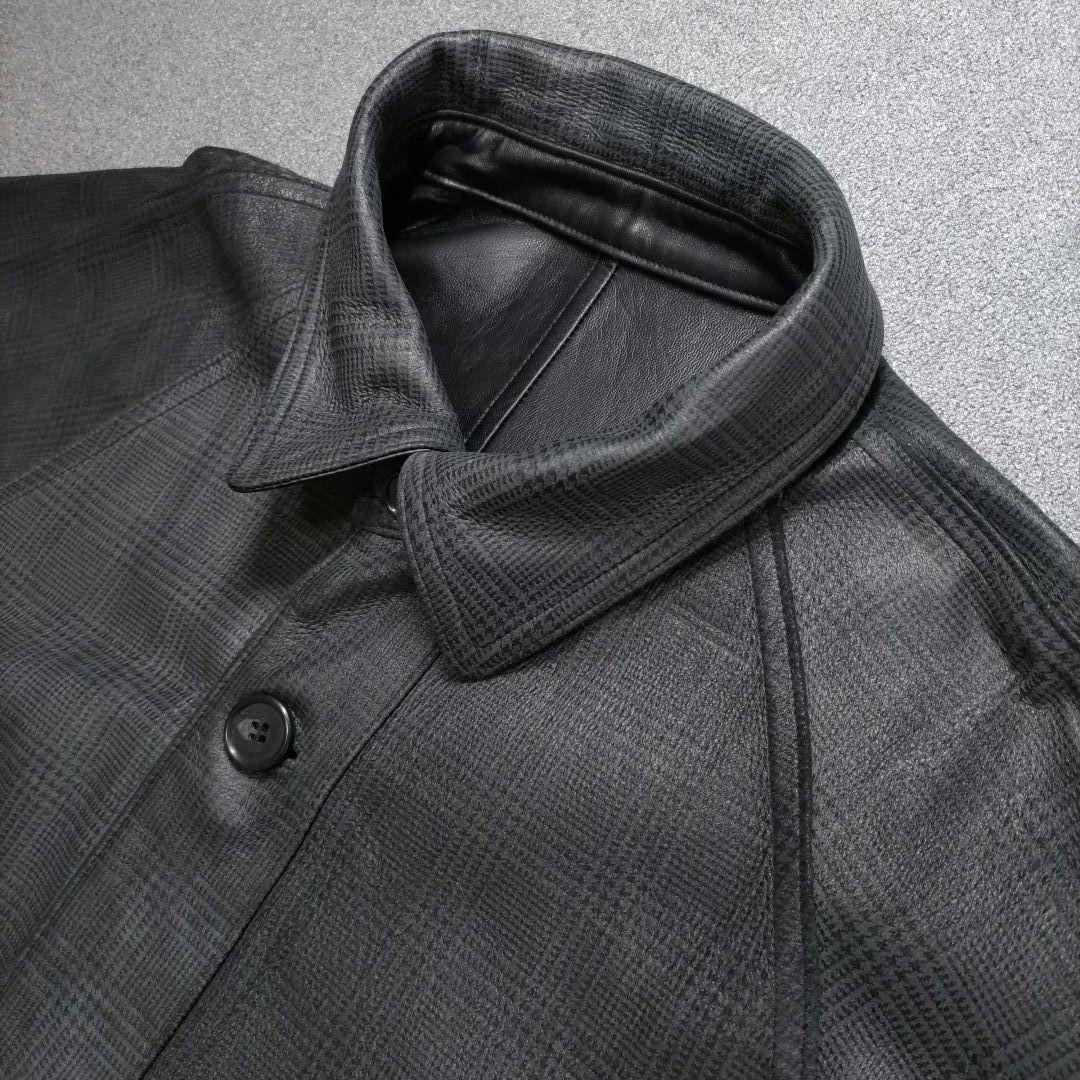 2way ラムレザージャケット 羊革コート イタリア モード グランジ y2k