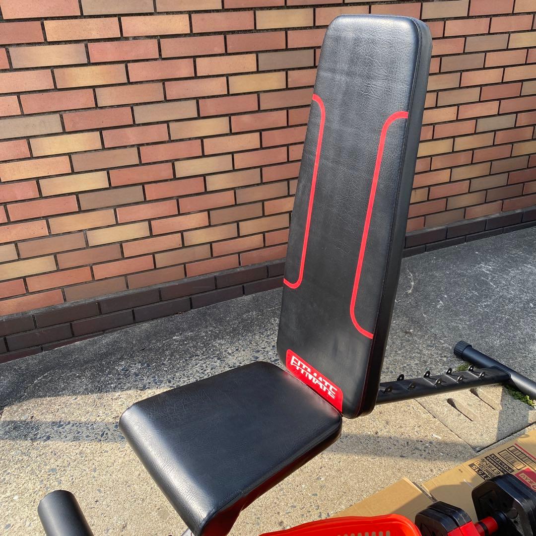 ※引き取り限定　トレーニングベンチ&ウエイトセット