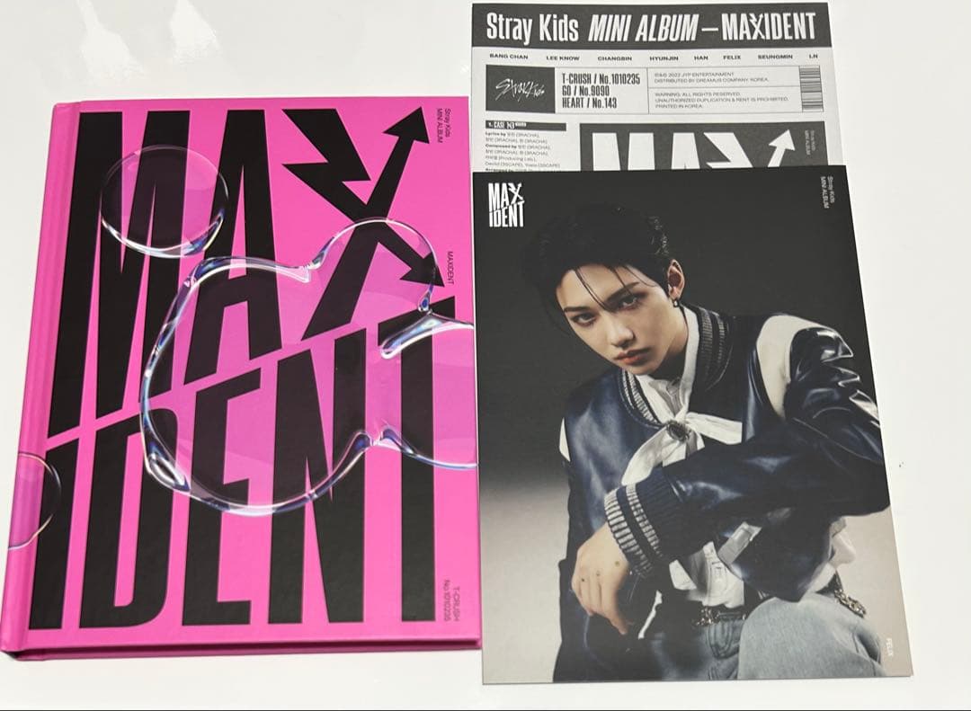 K-POP・アジア Stray Kids MAXIDENT T-CRUSH,HEARTver.