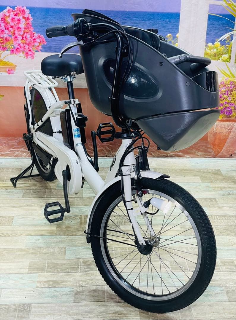 超人気！BIKKEビッケ12AH！⭐️子供乗せ電動アシスト自転車Y3575