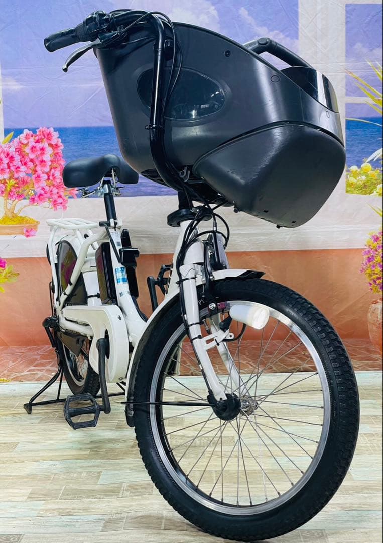 超人気！BIKKEビッケ12AH！⭐️子供乗せ電動アシスト自転車Y3575