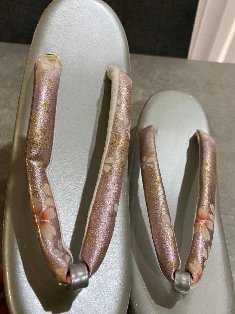 未使用 振袖用 草履バッグセット LLサイズ 成人式 結婚式 卒業式袴にも