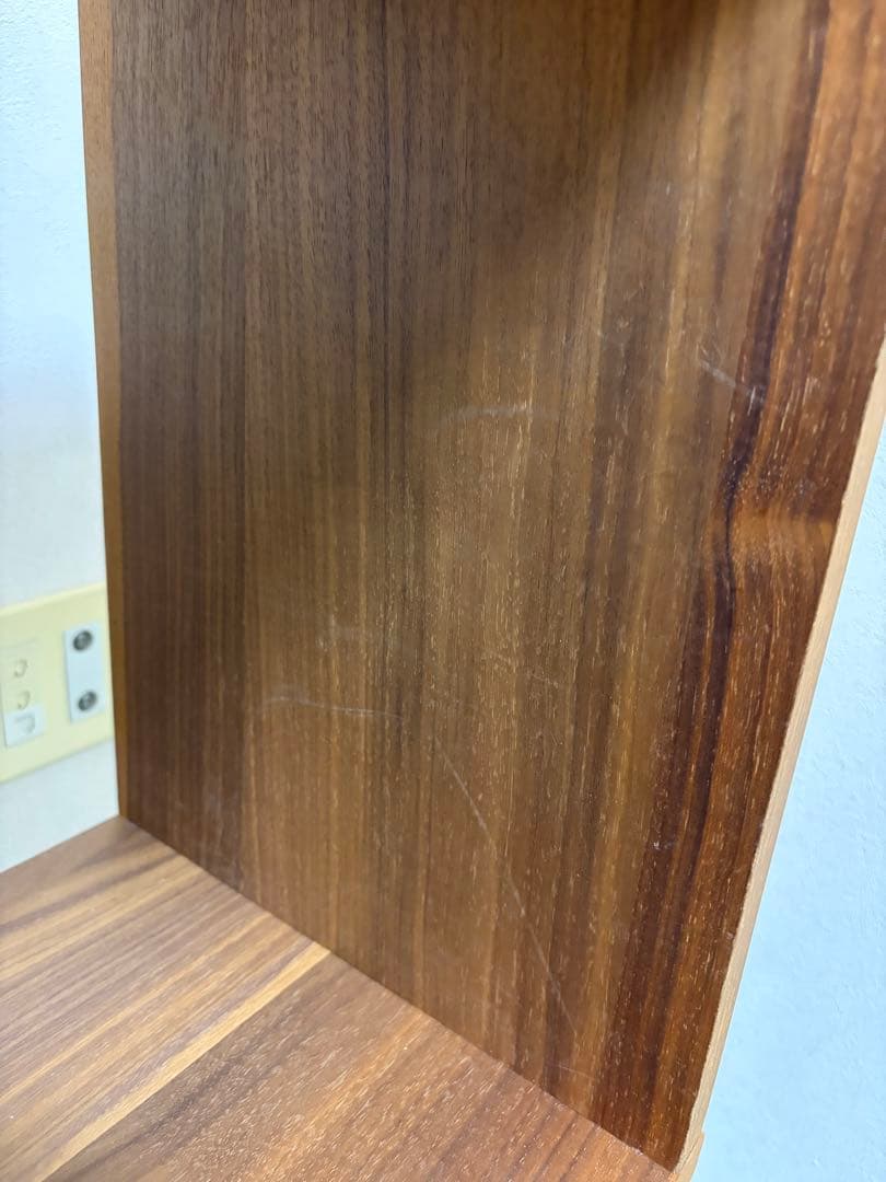 たのメル便送料込み　組み立て不要　無印良品　スタッキングシェルフ　ウォルナット