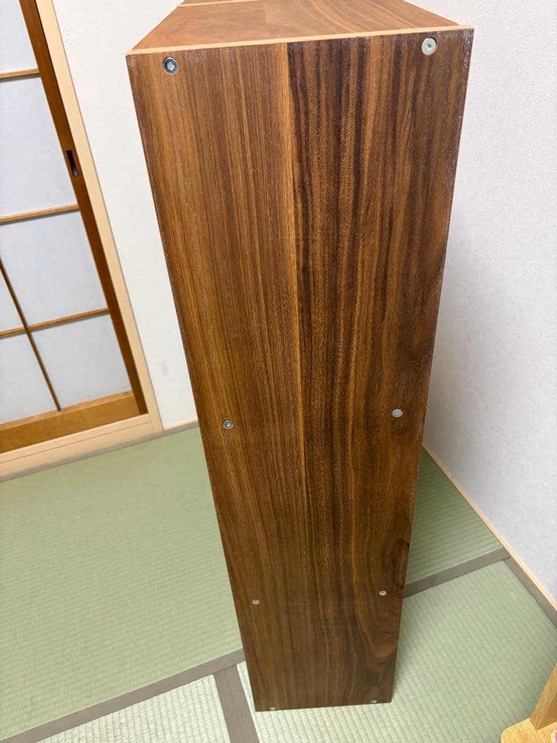 たのメル便送料込み　組み立て不要　無印良品　スタッキングシェルフ　ウォルナット