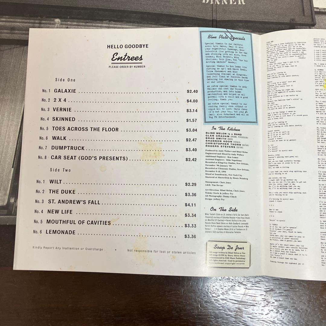 洋楽 SOUP BLIND MELON