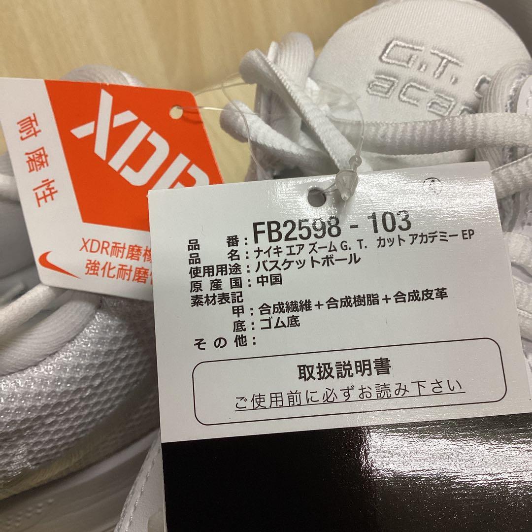 シューズ(男性用) NIKE AIR ZOOM G.T. CUT ACADEMY EP 25cm