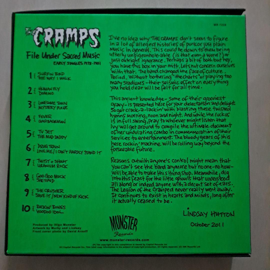 豪華７”Box（10枚）The Cramps クランプス ガレージ クラブヒット