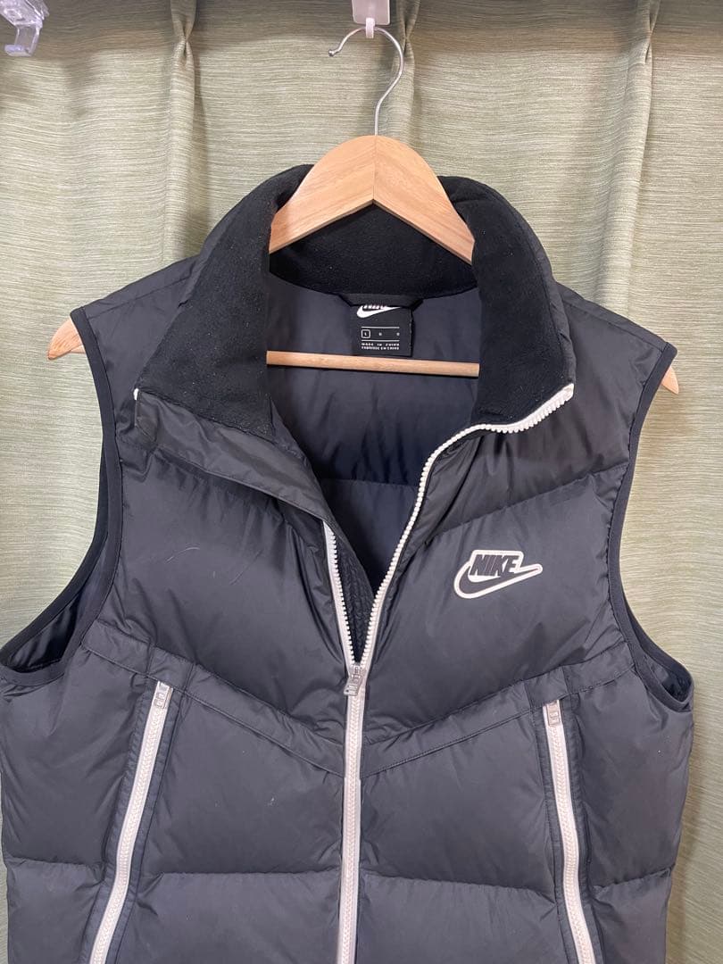 Nike ブラック ダウンベスト Lサイズ ナイキ NIKE ダウンベスト