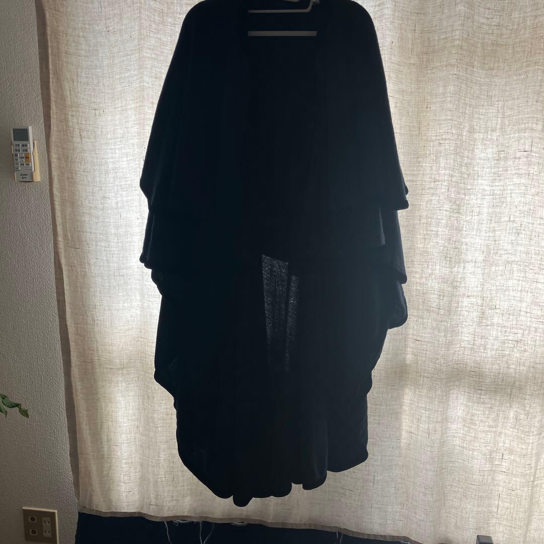 ISABELCANOVASカシミア90%ケープコート