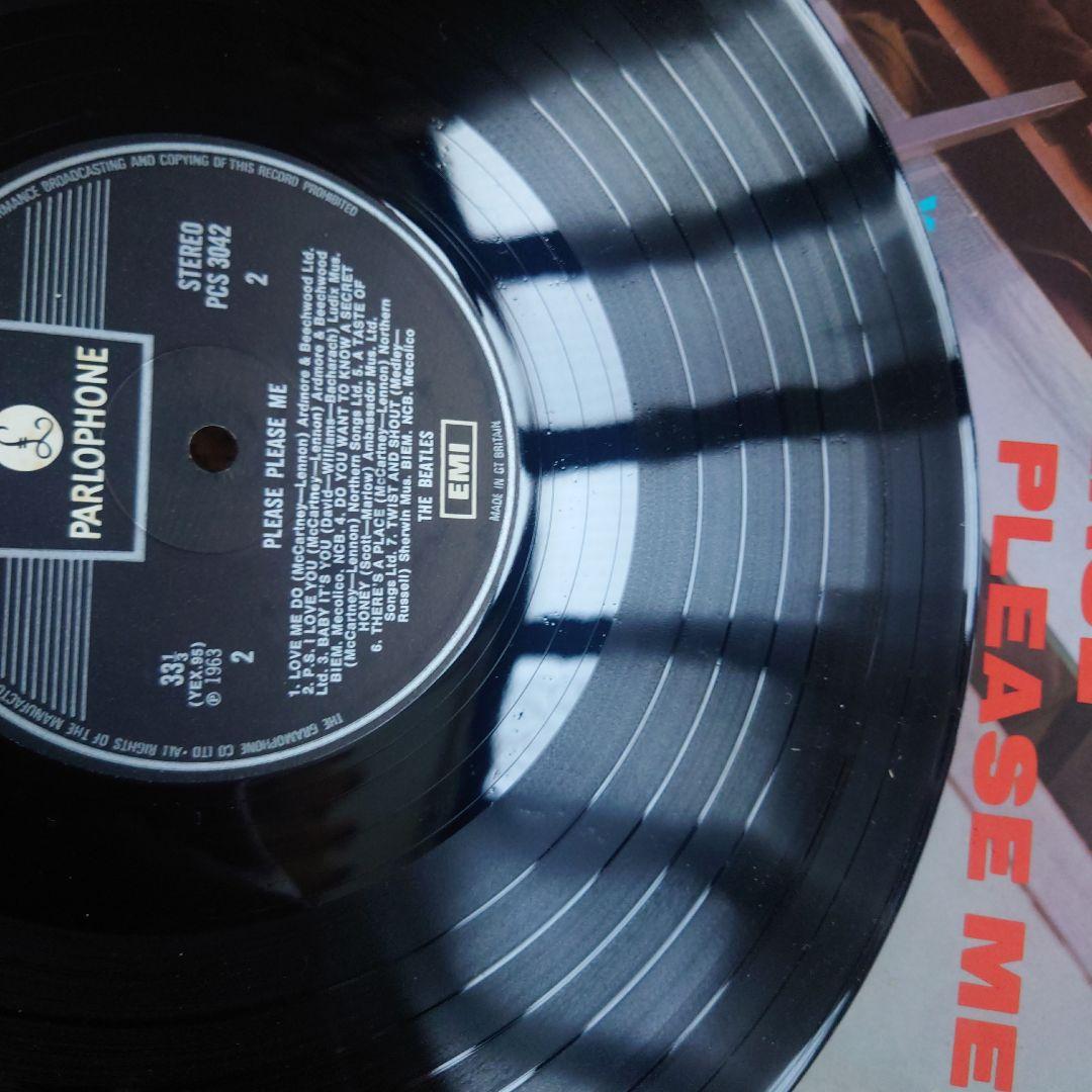 UK盤THE BEATLES PLEASE PLEASE ME