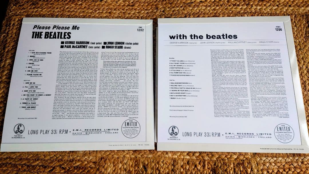 UK盤THE BEATLES PLEASE PLEASE ME