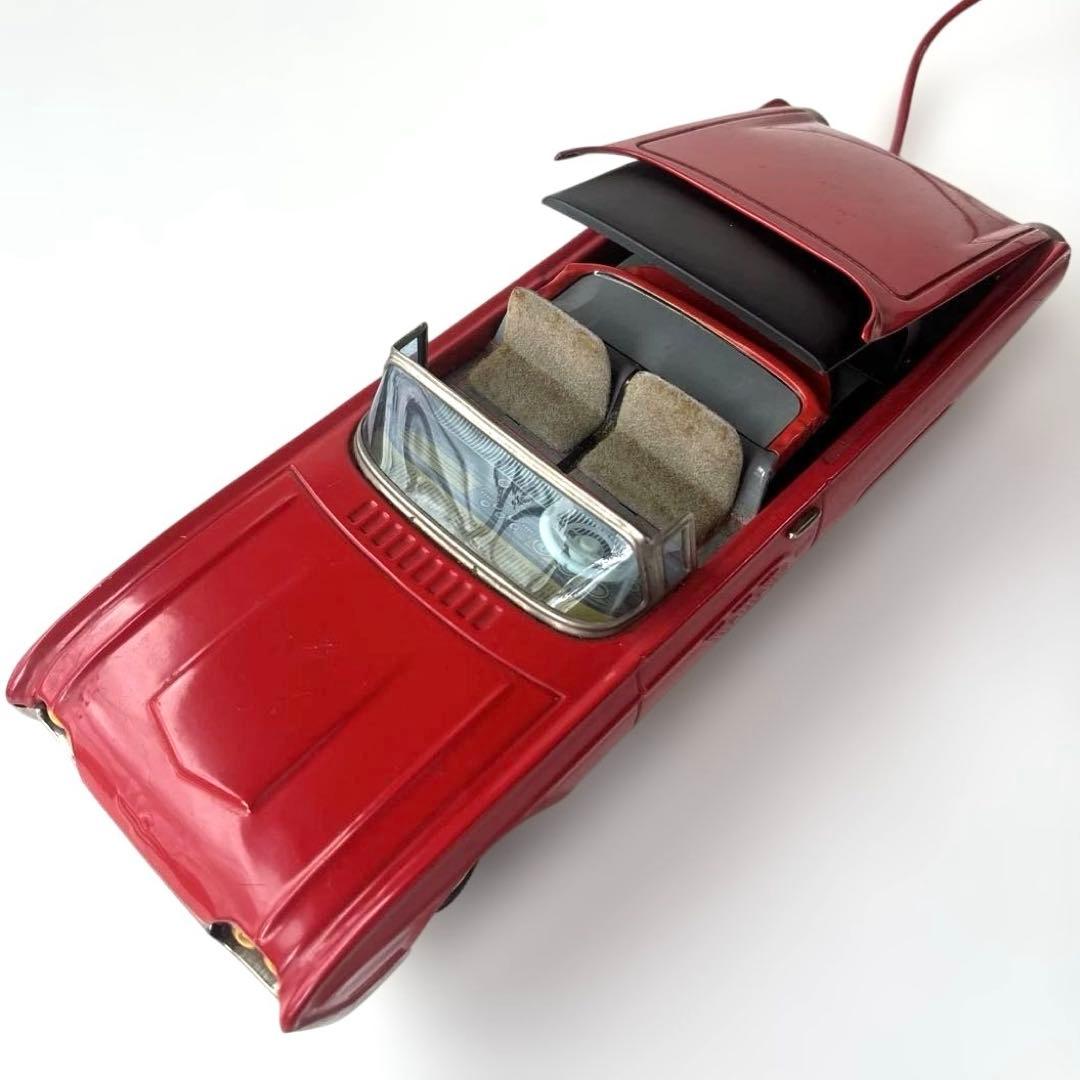 米澤玩具★フォード サンダーバー ドコンバーチブル電動走行リモコン屋根開閉ブリキ