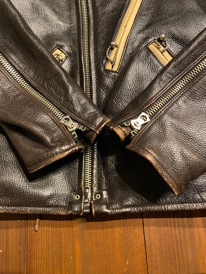 Joe Mccoy レザー ライダース ジャケット バイカー ロカビリー