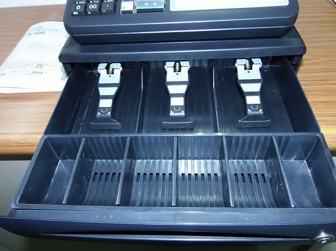 店名タッチキー設定無料 CASIO TK-400 電子レジスター 250529