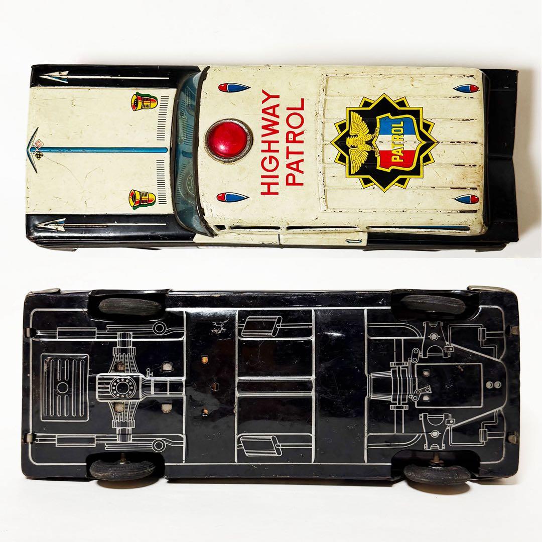 り*う様 ■1959年型 シボレー インパラハイウェイパトロール ブリキ玩具■ダ