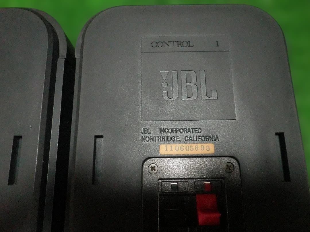 JBL　Control 1　BLK　シリアルペア　ラバーエッジ貼替済 音だしOK