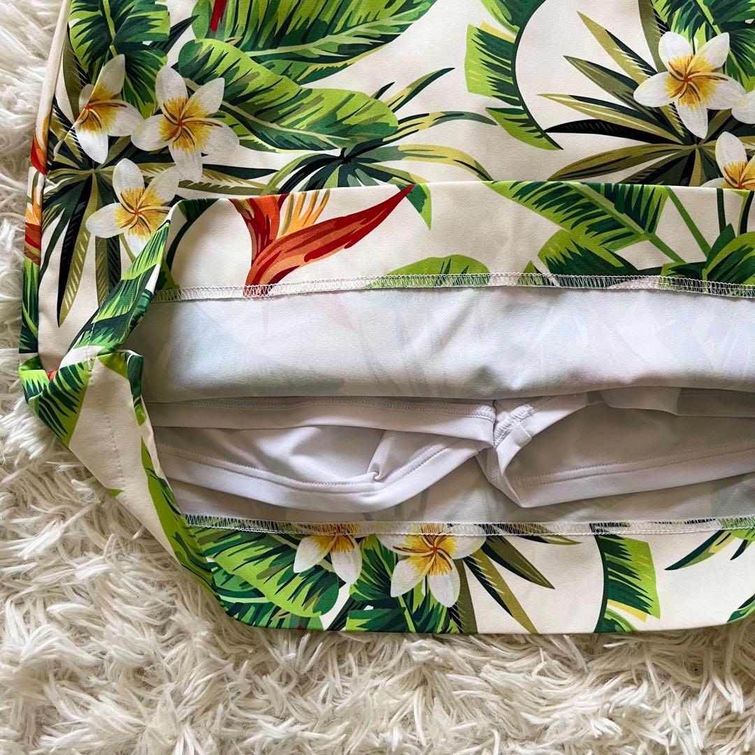 LOUD MOUTH ラウドマウス インナー付 ストレッチスカート ホワイト M