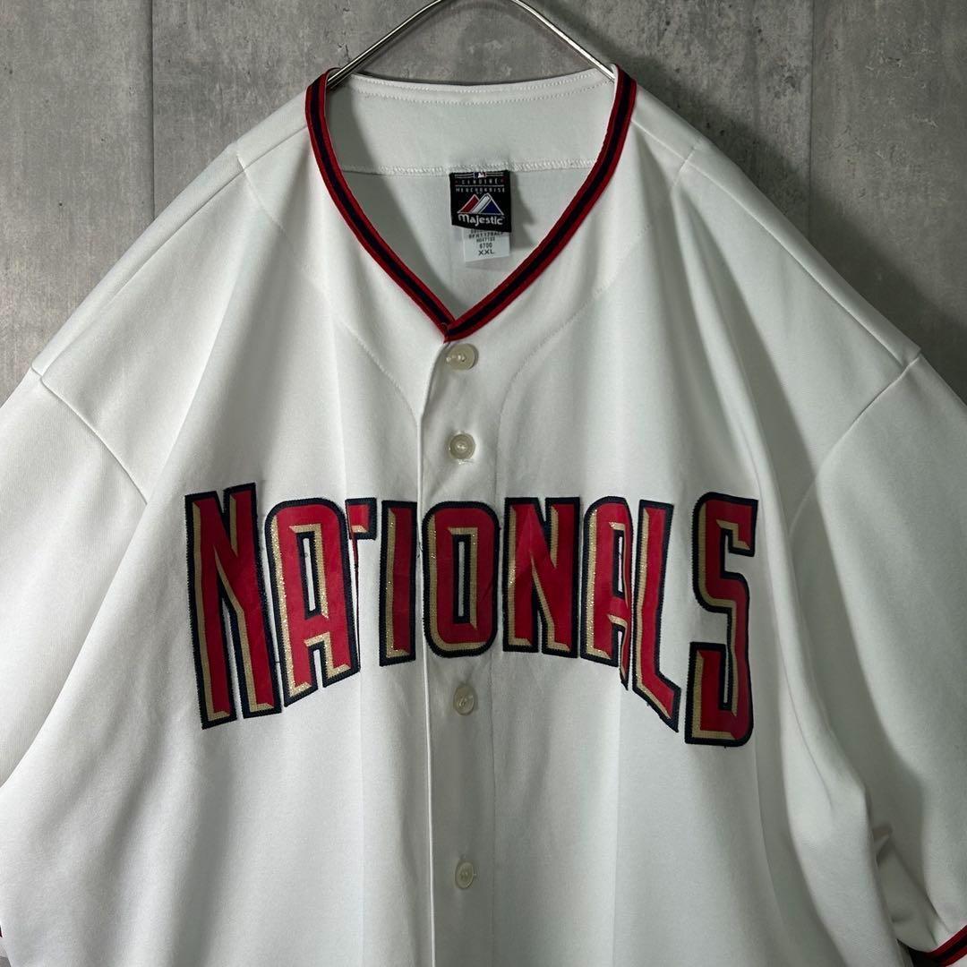 希少デザイン MLB ワシントンナショナルズ ユニフォーム XXL
