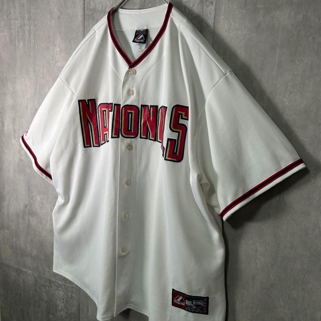 希少デザイン MLB ワシントンナショナルズ ユニフォーム XXL