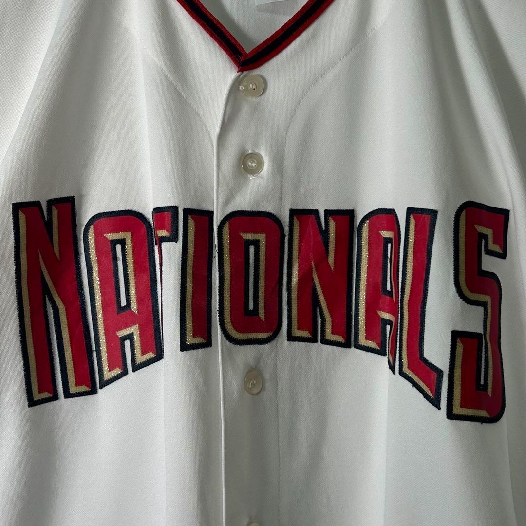 希少デザイン MLB ワシントンナショナルズ ユニフォーム XXL