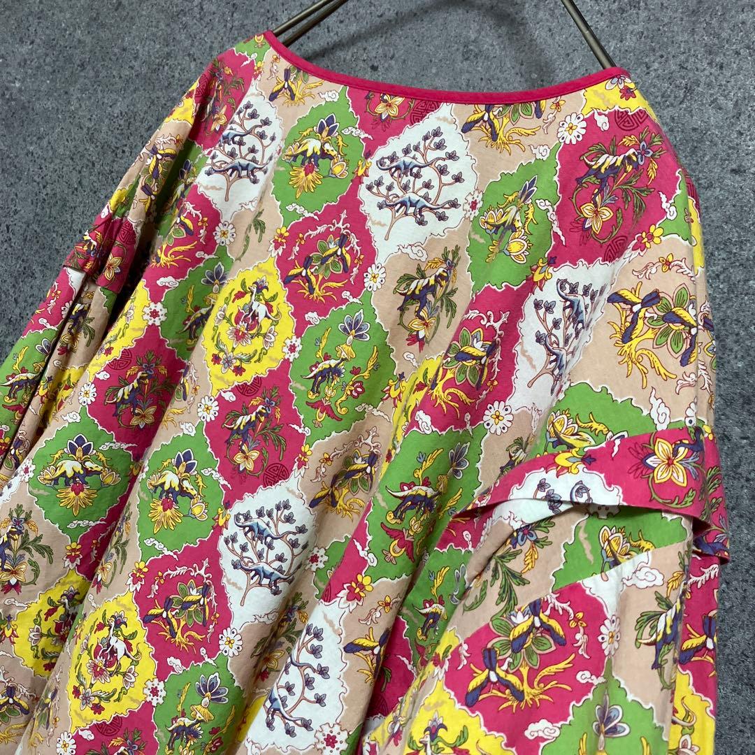 I am I Dinosaur in flower オーバーチャイナワンピース