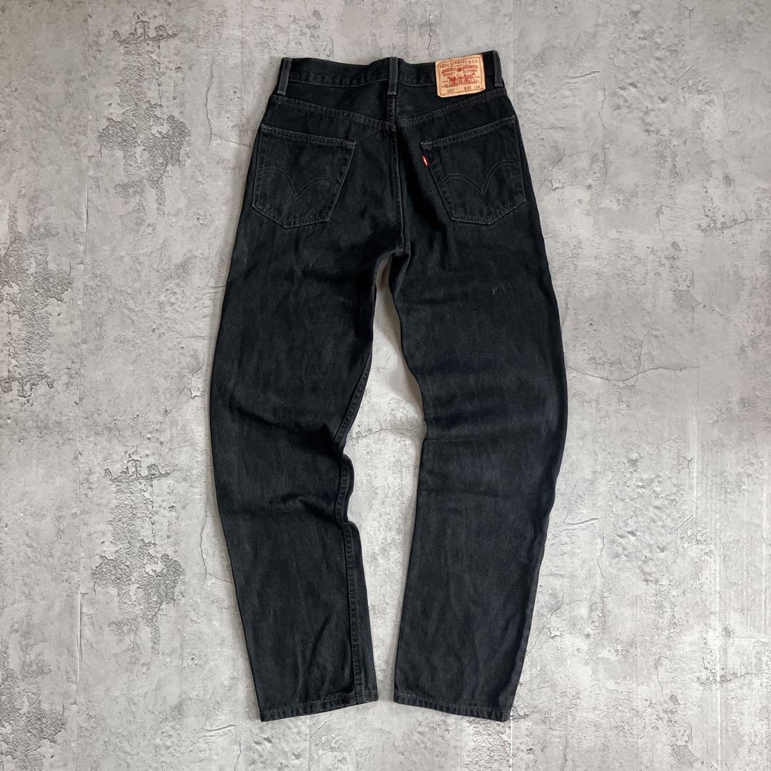 リーバイス　ブラックデニム　550 リラックスフィット　黒　31×34