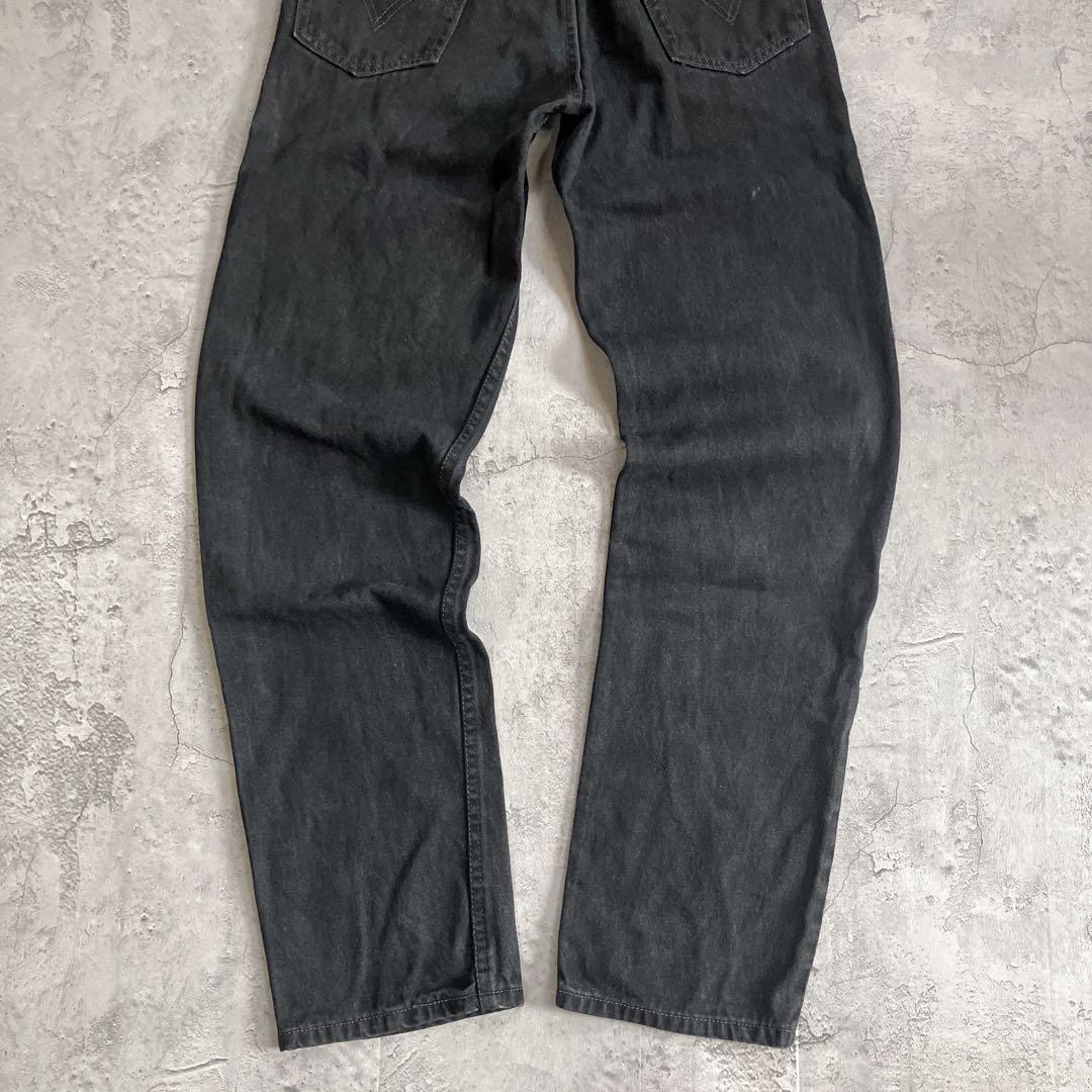 リーバイス　ブラックデニム　550 リラックスフィット　黒　31×34