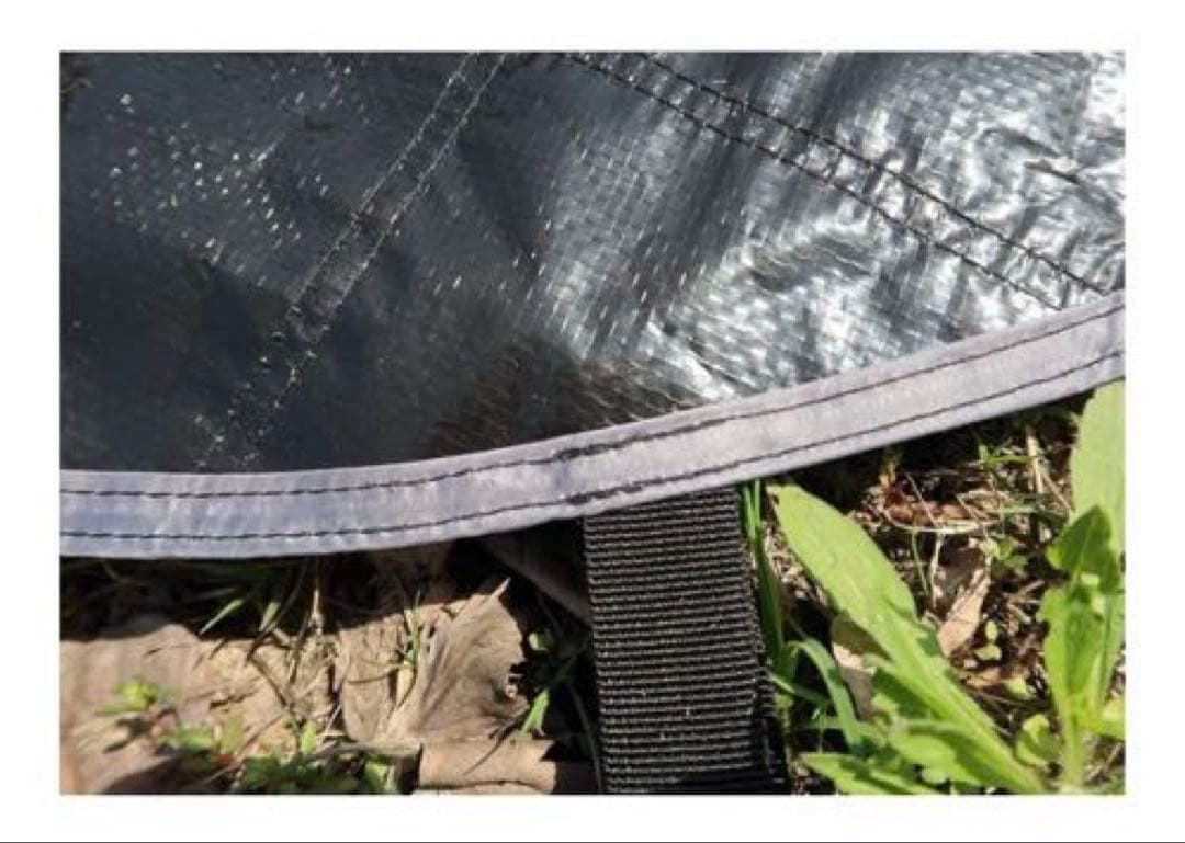 ①TOMOUNT ベルテント 4m TC ②防水シート ③タープ接続部品