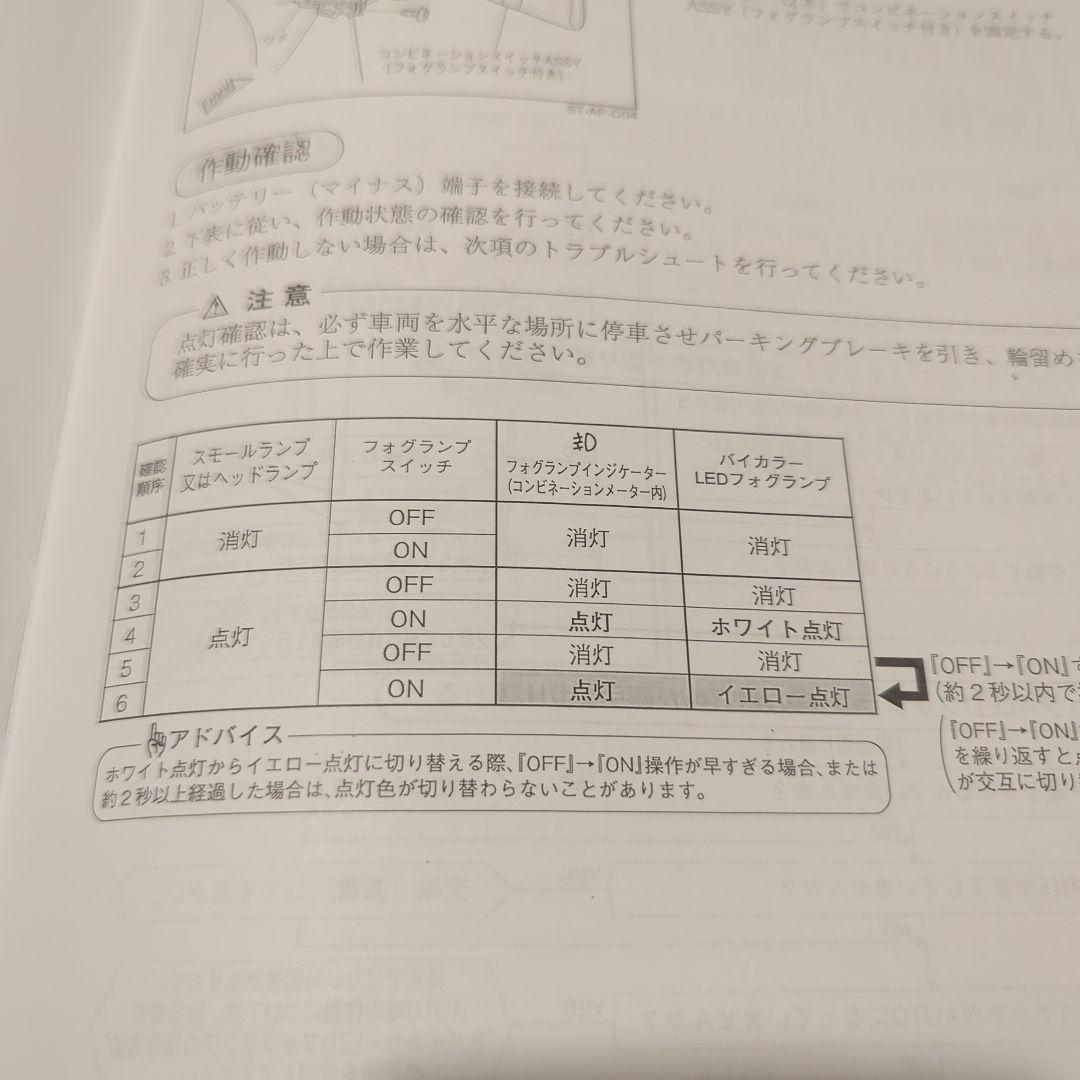 トヨタ純正　バイカラーフォグランプ　少々難あり品　アルファード　ヴォクシー　ノア
