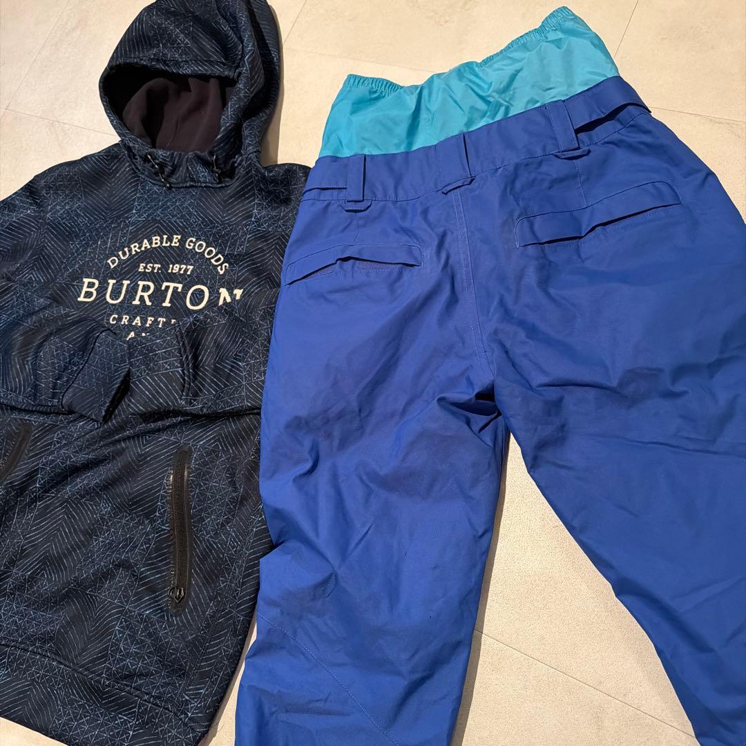 BURTON 撥水パーカー　スノーボード　スノーウェア　セットアップ　M