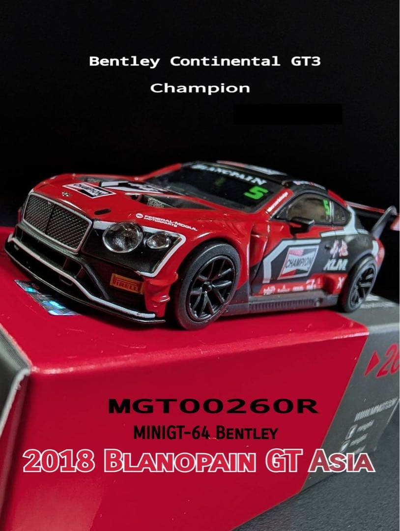 MINIGT 1/64 Bentley Continental GT3 完売品