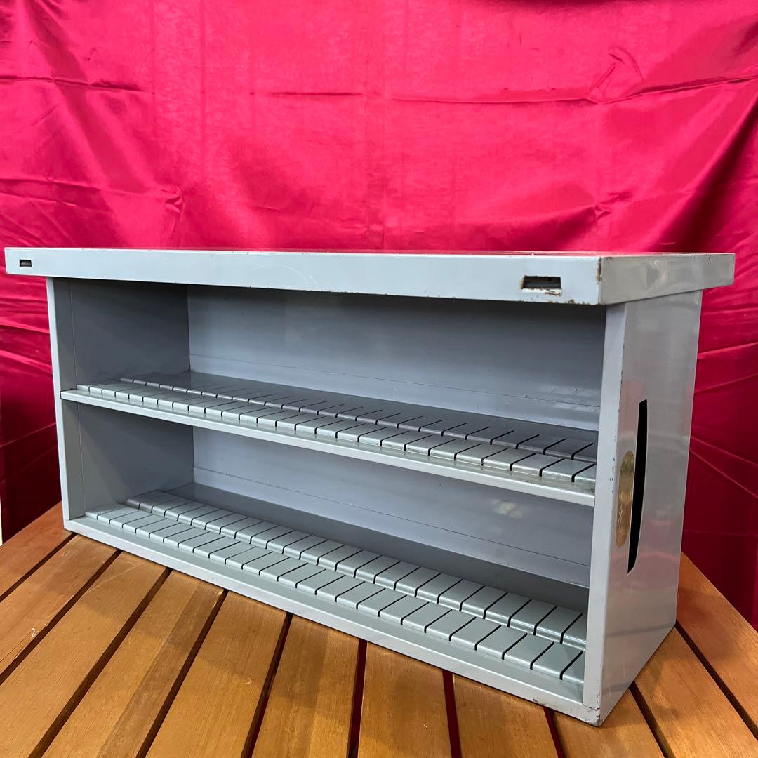 【アンティーク】スチール書類ケース インダストリアル 昭和レトロ 道具入れ