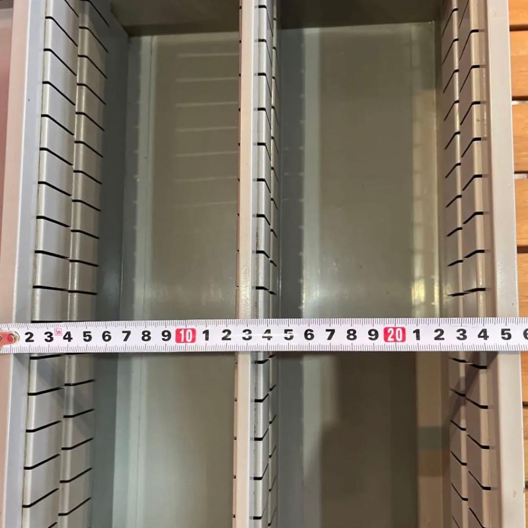 【アンティーク】スチール書類ケース インダストリアル 昭和レトロ 道具入れ