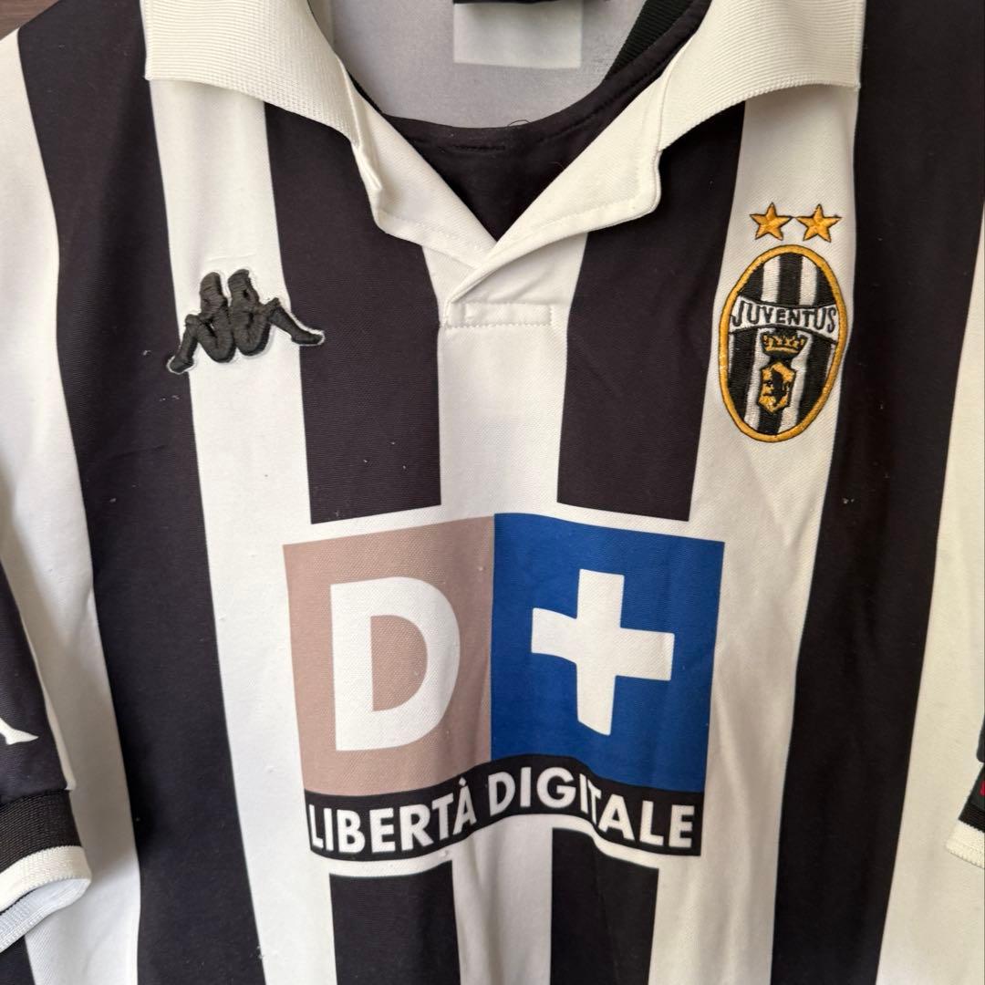 90s Kappa ガラリベロ ユベントス サッカーシャツ Lサイズ